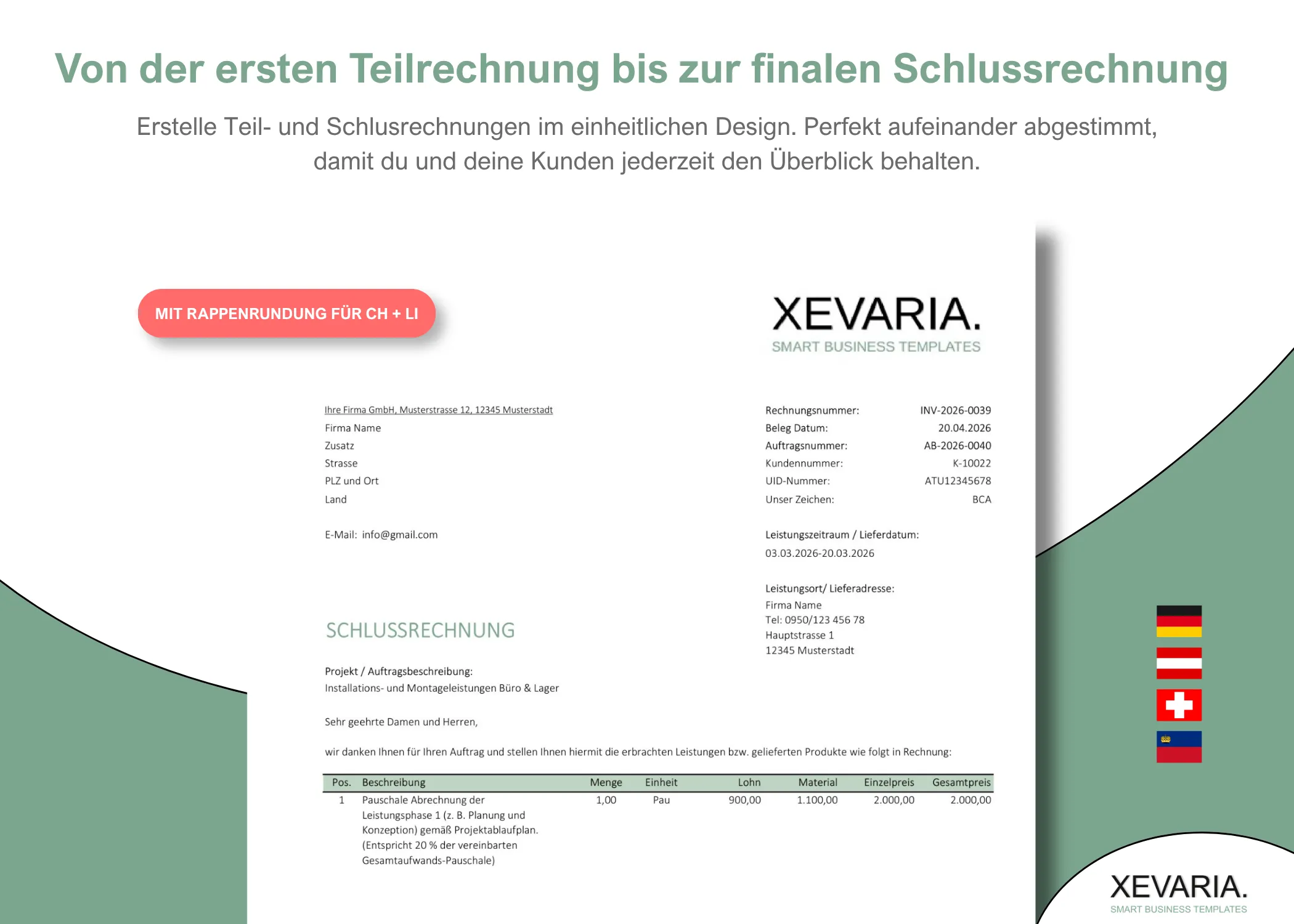 Excel Teilrechnung